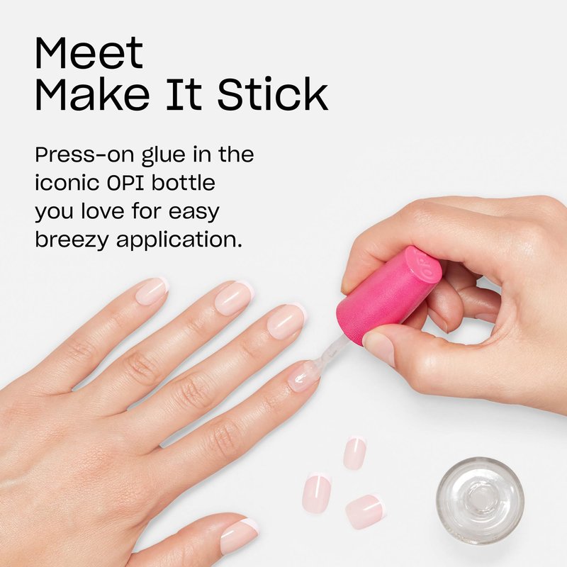 OPI Make It Stick Nail Adhesive Glue | 0.5 Fl Oz - 15 mL