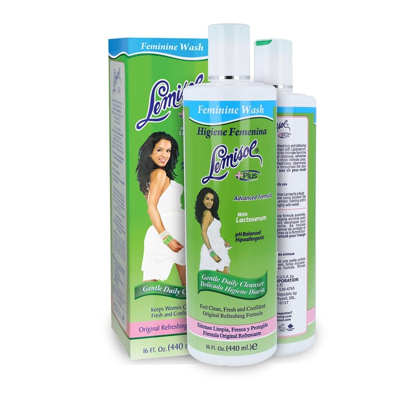 Gentle Daily Cleanser - Lemisol Plus Original Refreshing Formula | 16 oz (Pack of 3)