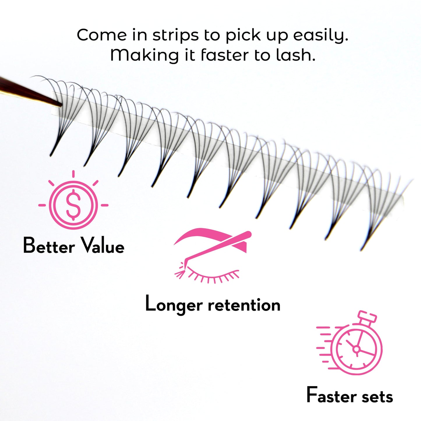One V Salon Pro 6D Ultra-Speed Promade Fans, 1000 Premade Volume Lash Fans | D Curl | 0.07 | 8–14 mm Mixed Lengths | Thin Base, Quick Application Eyelash Extensions (Ultra 6D-0.07-D Curl)