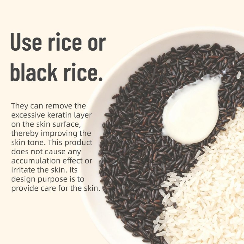 Peel Shot Glow Rice Ampoule Duo - Black Rice Exfoliant with Exfoliating & Hydrating Glow for Face, Body, All Skin Types