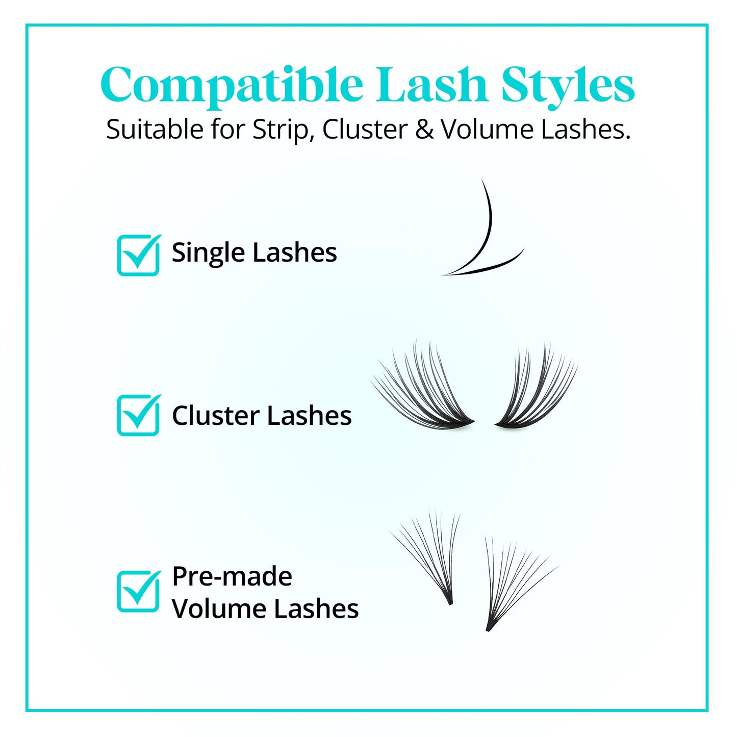 #1 Eyelash Extension Regular Eyelash Glue - Professional Lash Glue for Individual Flare Lashes, False Eyelash Adhesives - Long Lasting Waterproof Black, 4-5 Sec Dry, Licensed Use 10ml