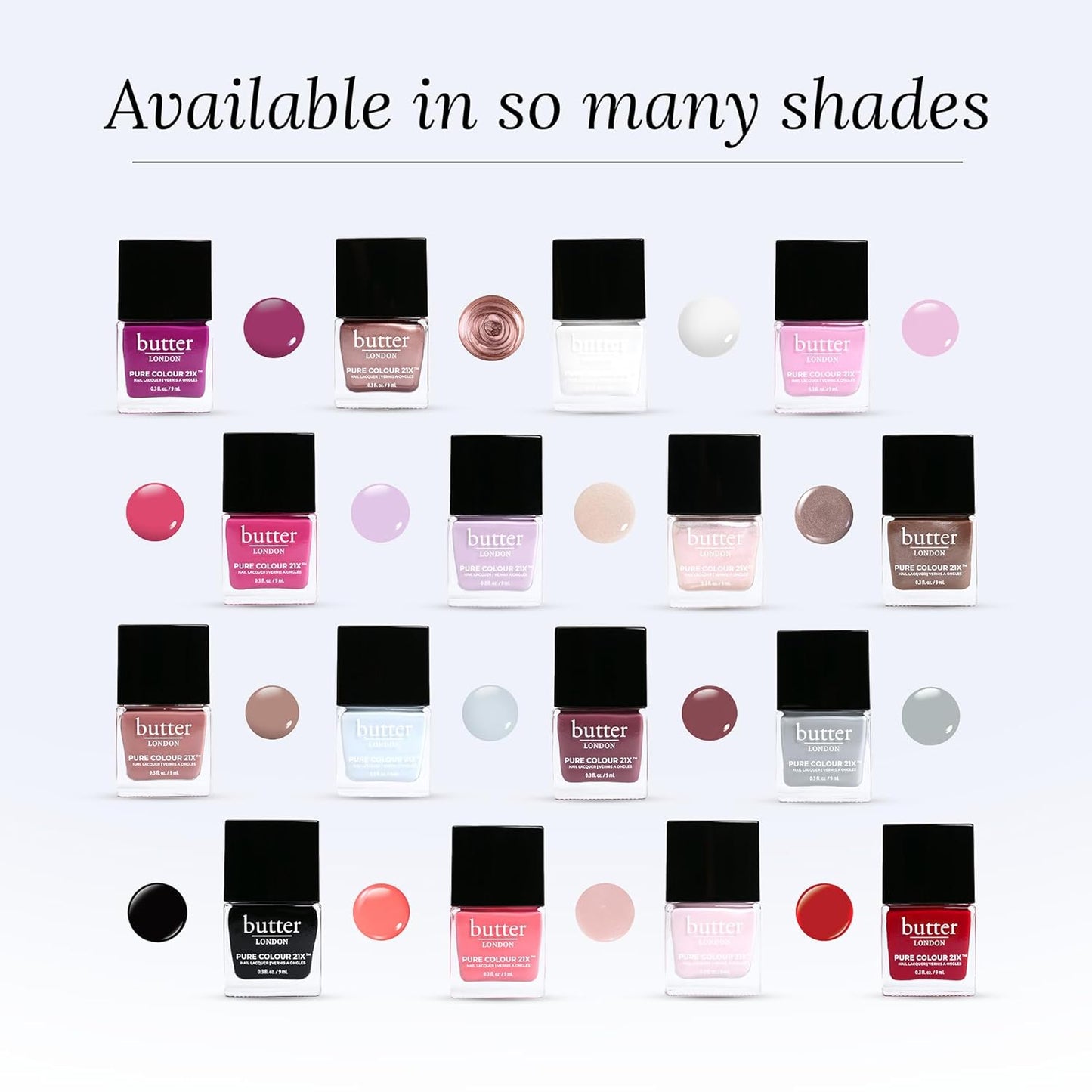 butter LONDON Nail Lacquer Polish - Fast-Drying, Long-Lasting Gel Finish | Vegan & Cruelty-Free, Chip-Resistant