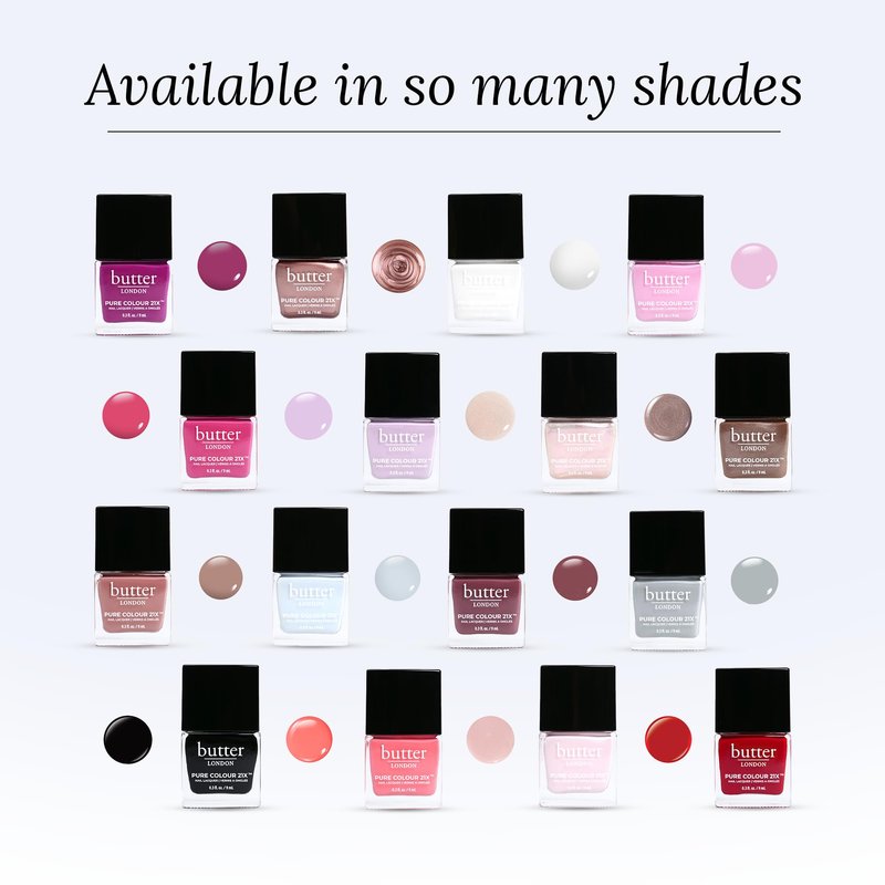 butter LONDON PC21X Nail Lacquer Polish, Steady On - Fast-Drying, Long Lasting Gel-Like Finish & Chip-Resistant Nail Lacquer Helps Protects & Strengthens Nails - Vegan & Cruelty-Free