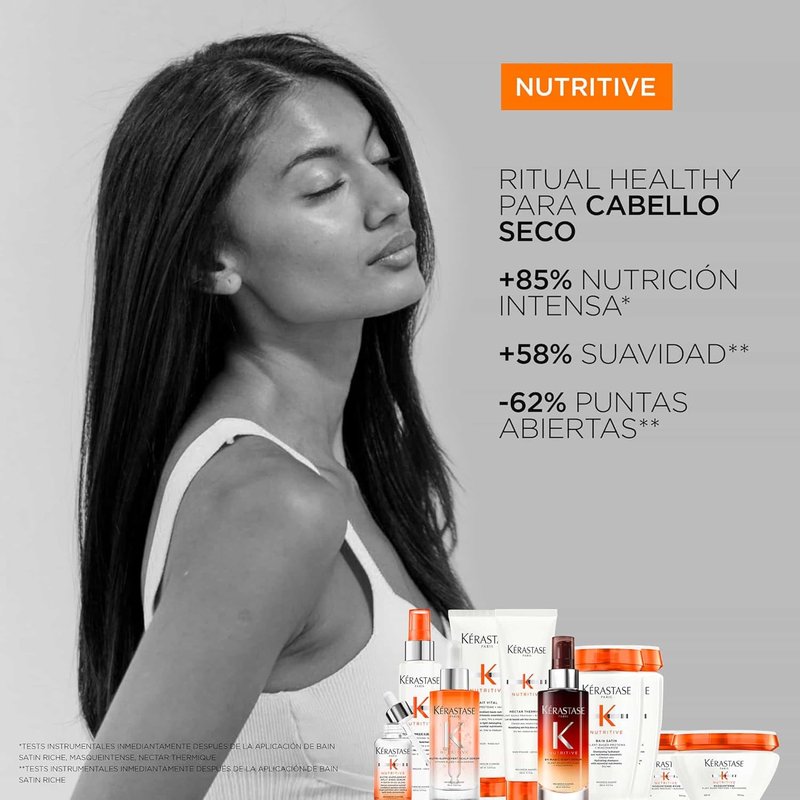 Kerastase Nutritive Lait Vital Conditioner - Hydrating Formula for Fine to Medium Dry Hair | Illuminates Shine & Detangles Effortlessly