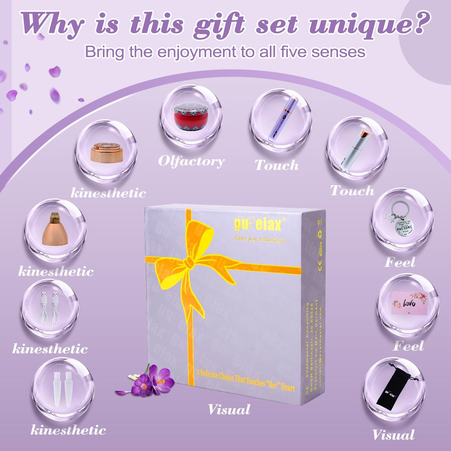 Electric Beauty Epilator+Facial Hair Remover for Women, Hair Removal Device Gift Set, Portable Epilation System, Painless Shaver for Face Chin Lip Body