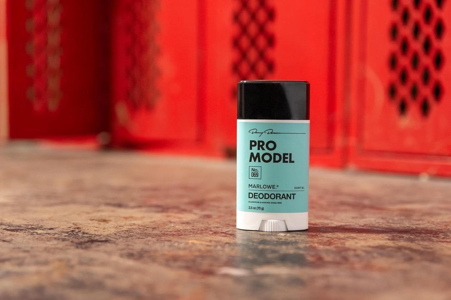 Marlowe. No. 069 Pro Model Deodorant Stick - Aluminum-Free, Santal Scent | 2.5 oz (Pack of 2)