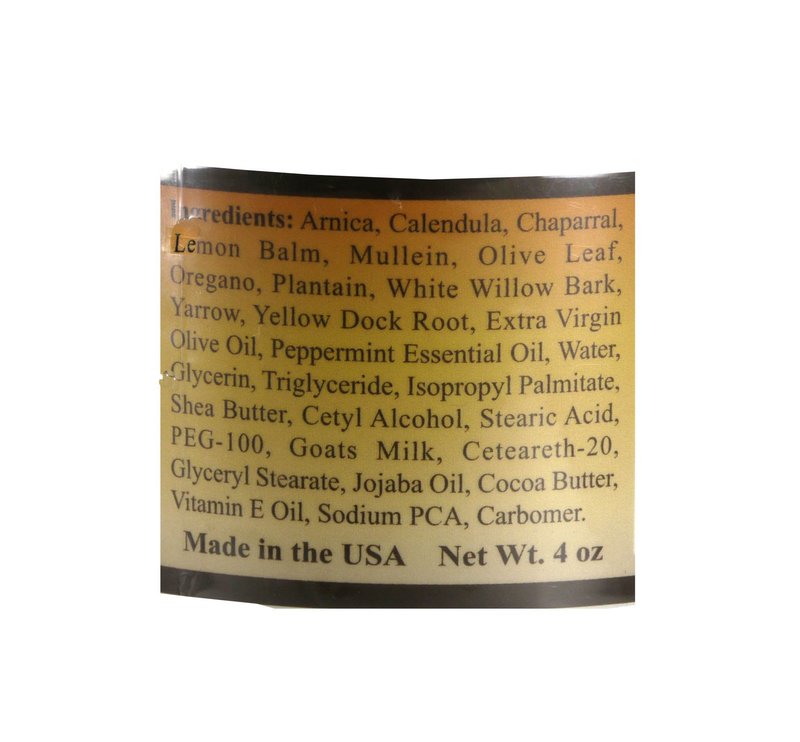Nuwati Herbals - Bear Feet Cream - Herbal Moisturizer for Dry Cracked Feet and Skin, 4 ounces