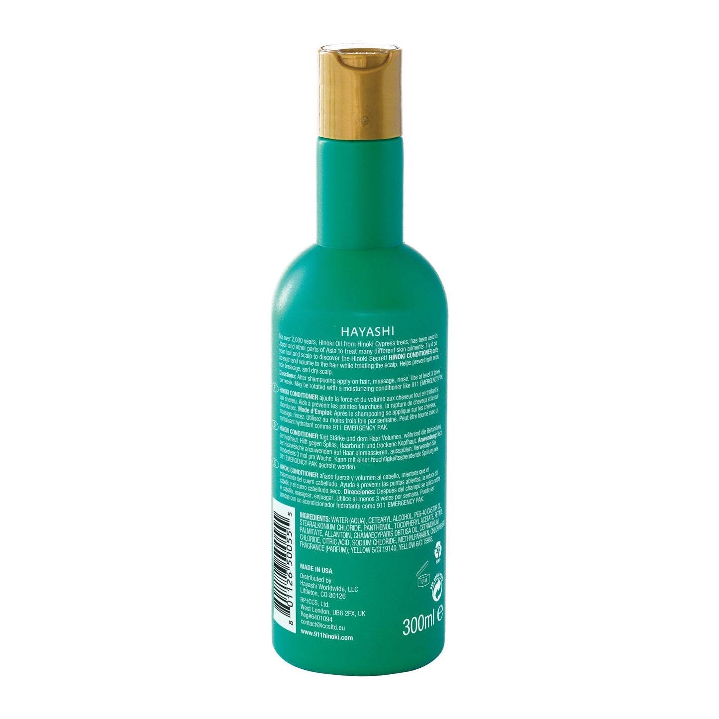 Hayashi Hinoki Conditioner, 10.1 Fluid Ounce