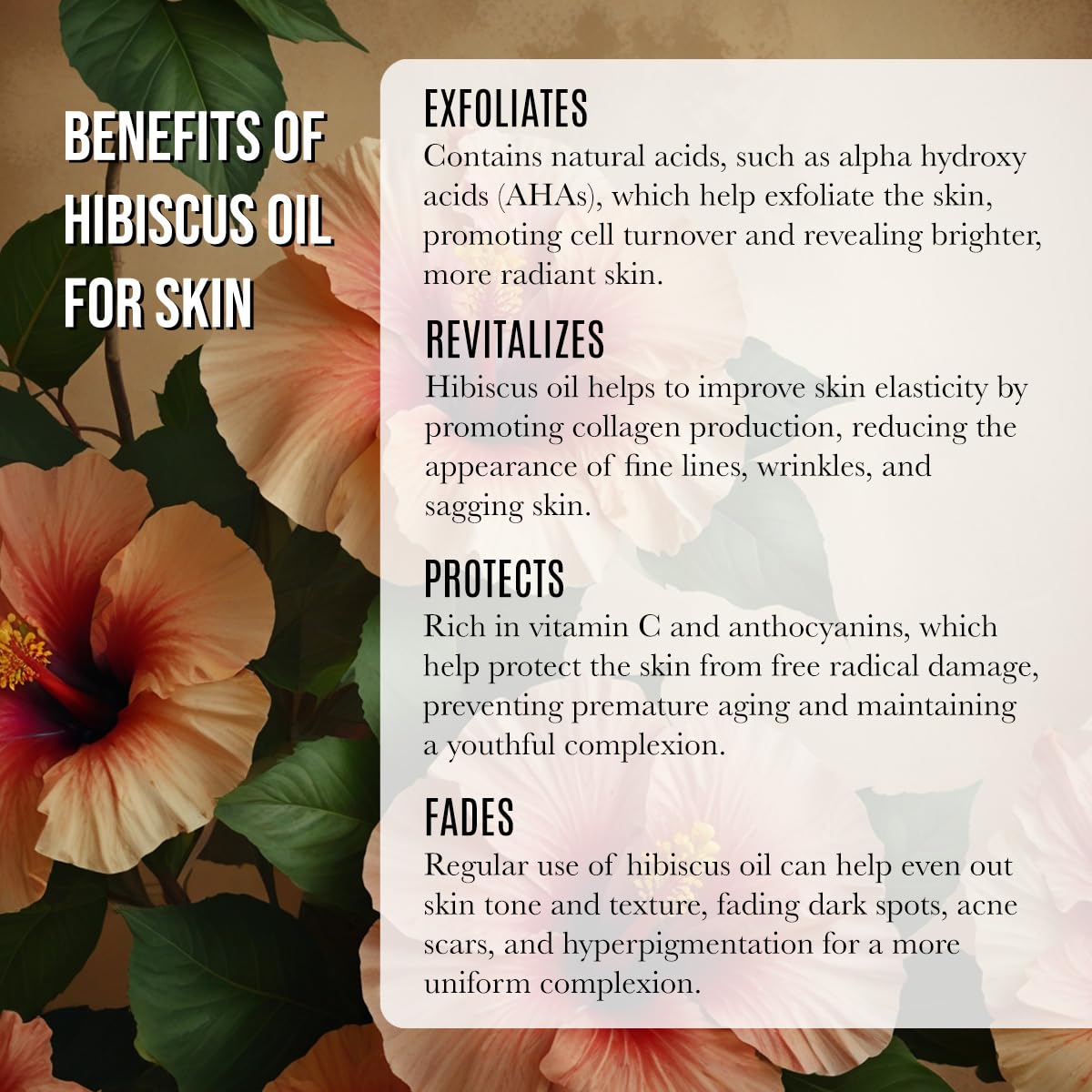 Renewalize Virgin Organic HIBISCUS SEED OIL | Unrefined Cold Pressed 100 Percent Pure | Large 4 fl oz bottle | All Natural Anti Aging and Hair Growth oil