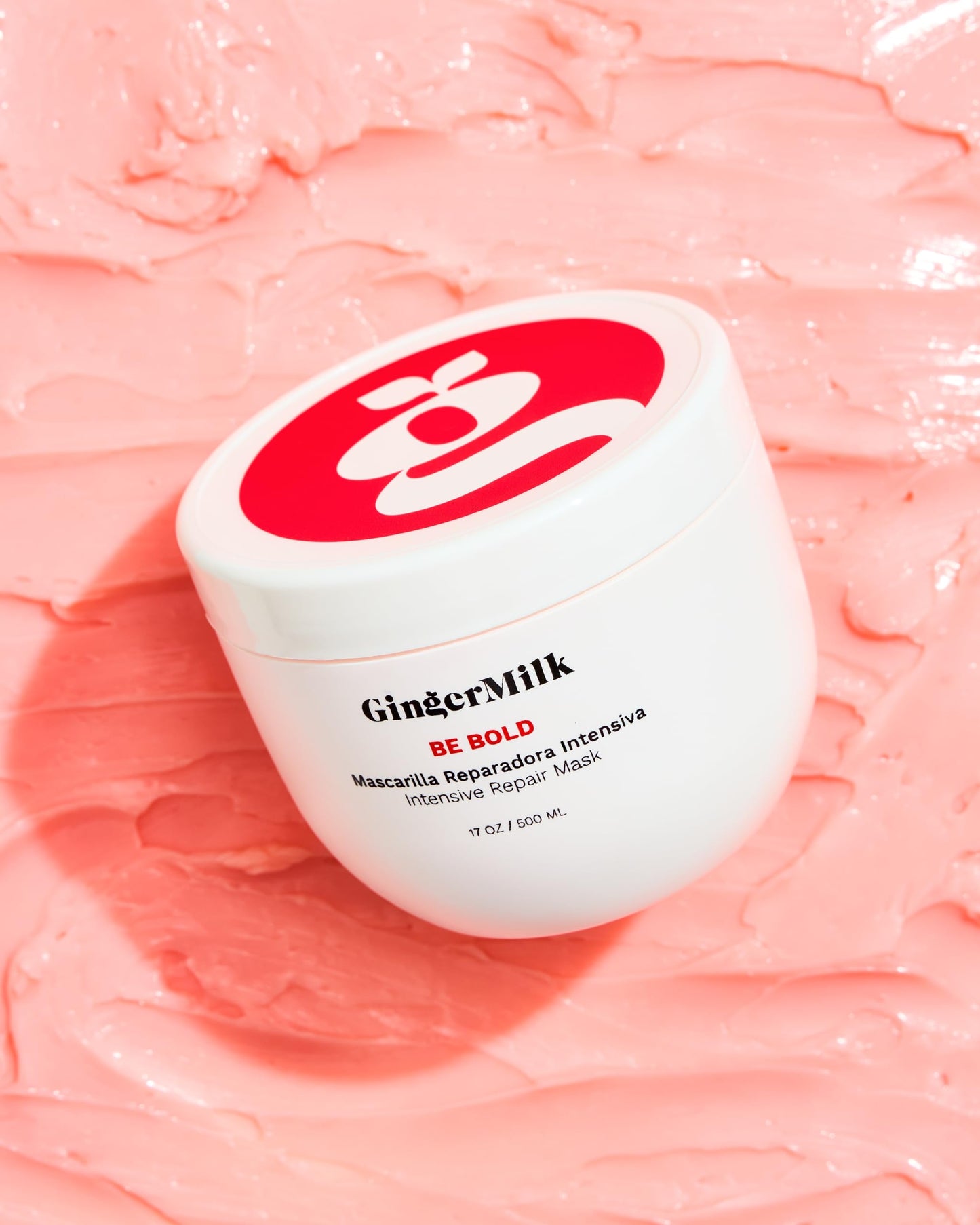 Ginger Milk Natural Care Intensive Repair Hair Mask for Dry / Damaged Hair due to Coloring, Chemical Processes, hot styling tools and dryers | BE BOLD