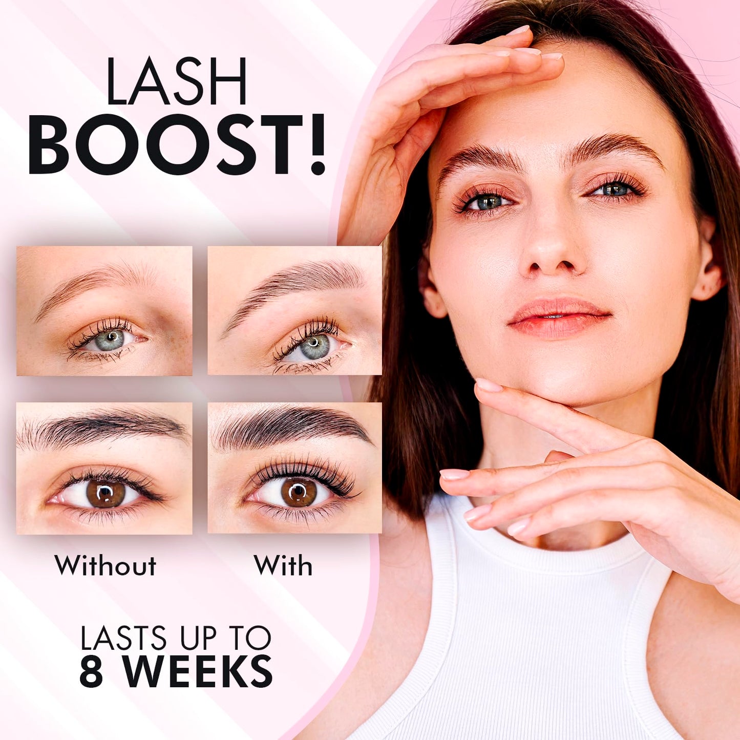 Lash Lift Kit, Beginner/Professional Lash Lamination Kit, Safe & Effective Eyelash Lift, Lasts 6-8 Weeks, 15 Applications - LK2