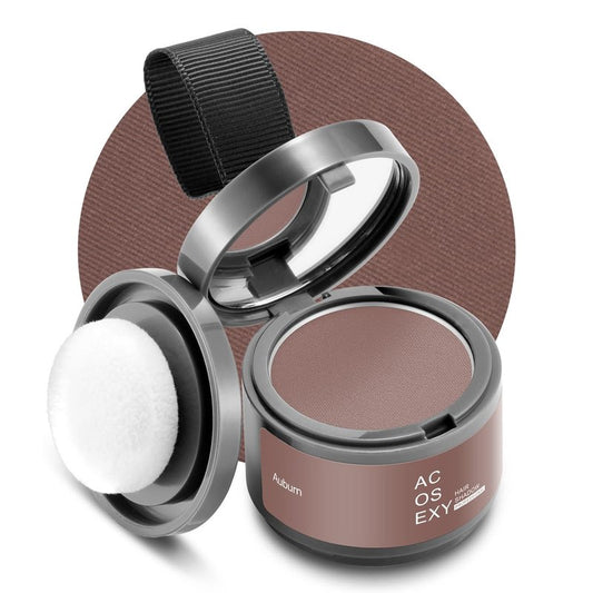 Root Touch Up Hair Powder - Instantly Cover Gray, Thinning Hair and Bald Spots for Men's Beards and Women's Eyebrows, Dark Brown