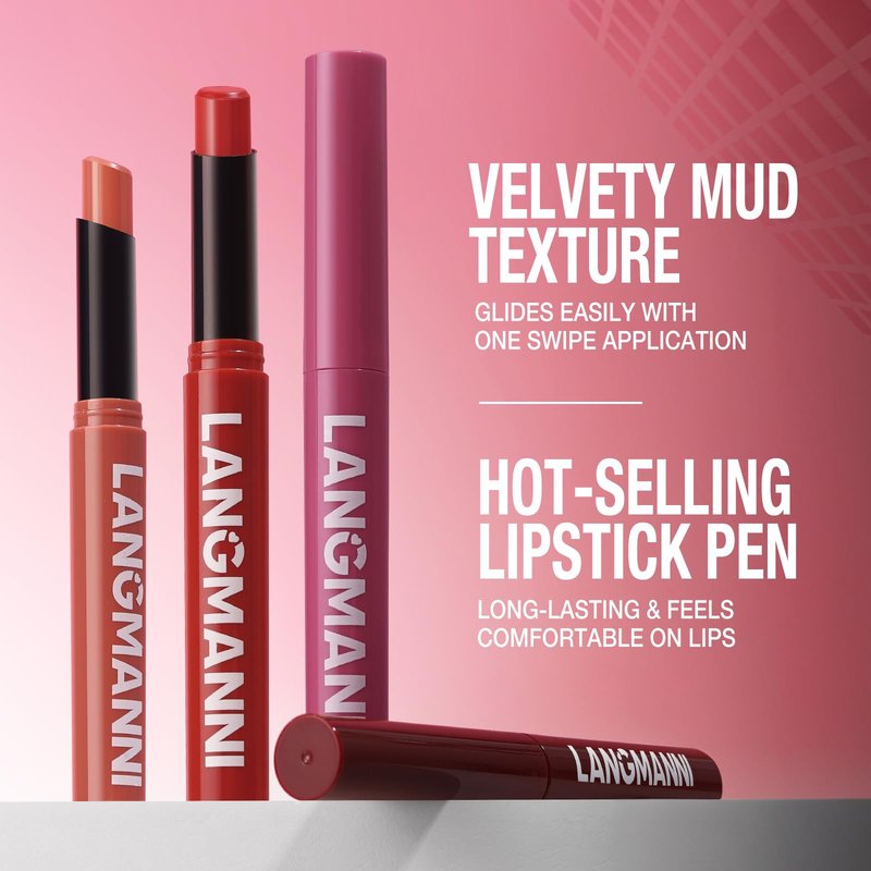Jolilab 12Pcs Velvet Matte Lipstick Nude Matte Soft Dark Color Stick High Pigmented Long-Lasting Waterproof Lip Stick Lip Balm Beauty Cosmetics Gift for Women(01#-12#)