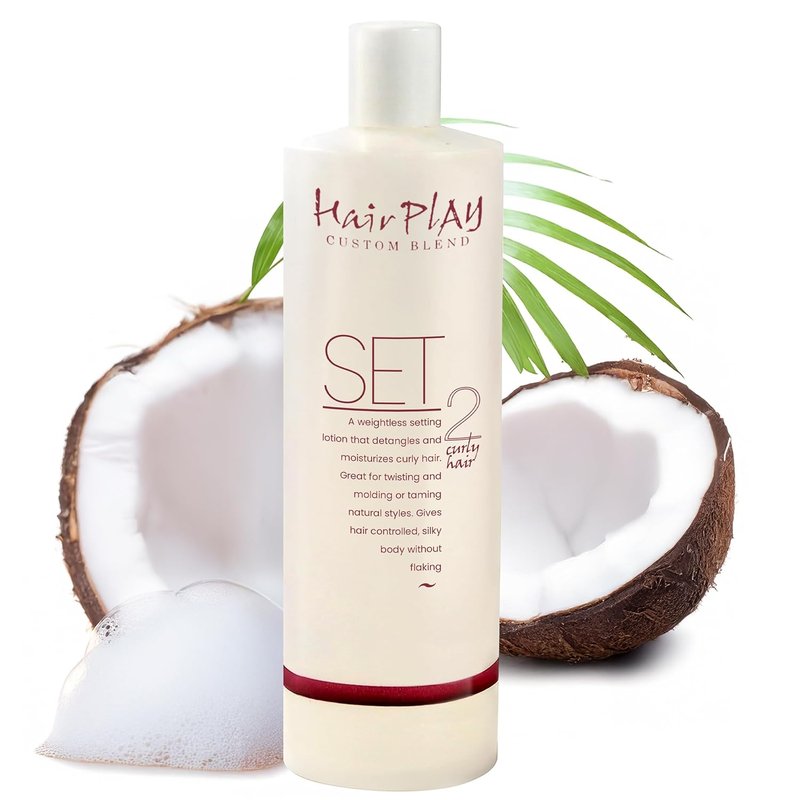 HairPlay Hair Foam Mousse - Medium Hold Curl Defining Foam for Frizz Control | 16 Fl Oz