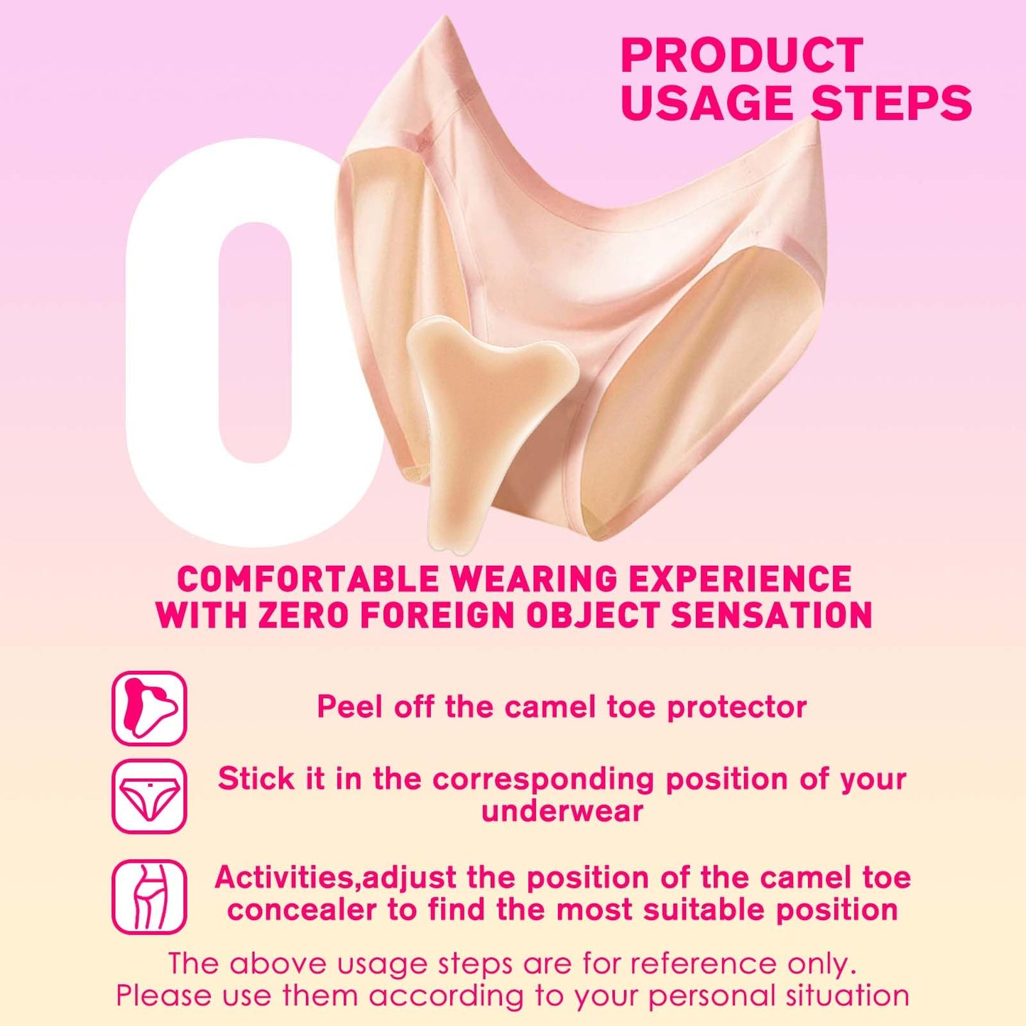 Pacify 8 Pack Silicone Clothing Liners - Reusable Y-Shape Seamless Concealer Pads for Women's Activewear & Swimwear