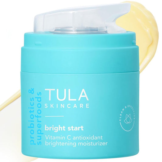 TULA Bright Start Vitamin C Antioxidant Moisturizer - Lightweight Gel Cream for Brightening & Hydration | 1.7 oz