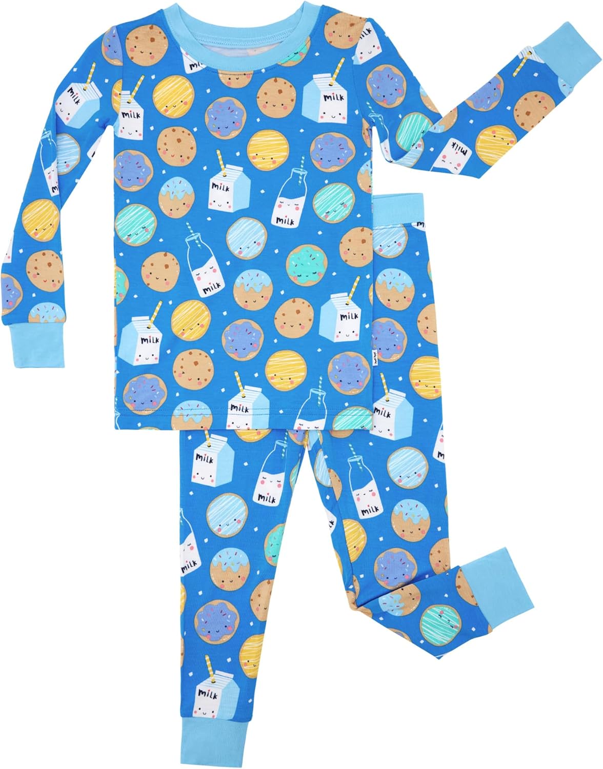 Little Sleepies | Bamboo Toddler Pajama Set - Soft Two-Piece PJs for Boys & Girls, Family Matching Design