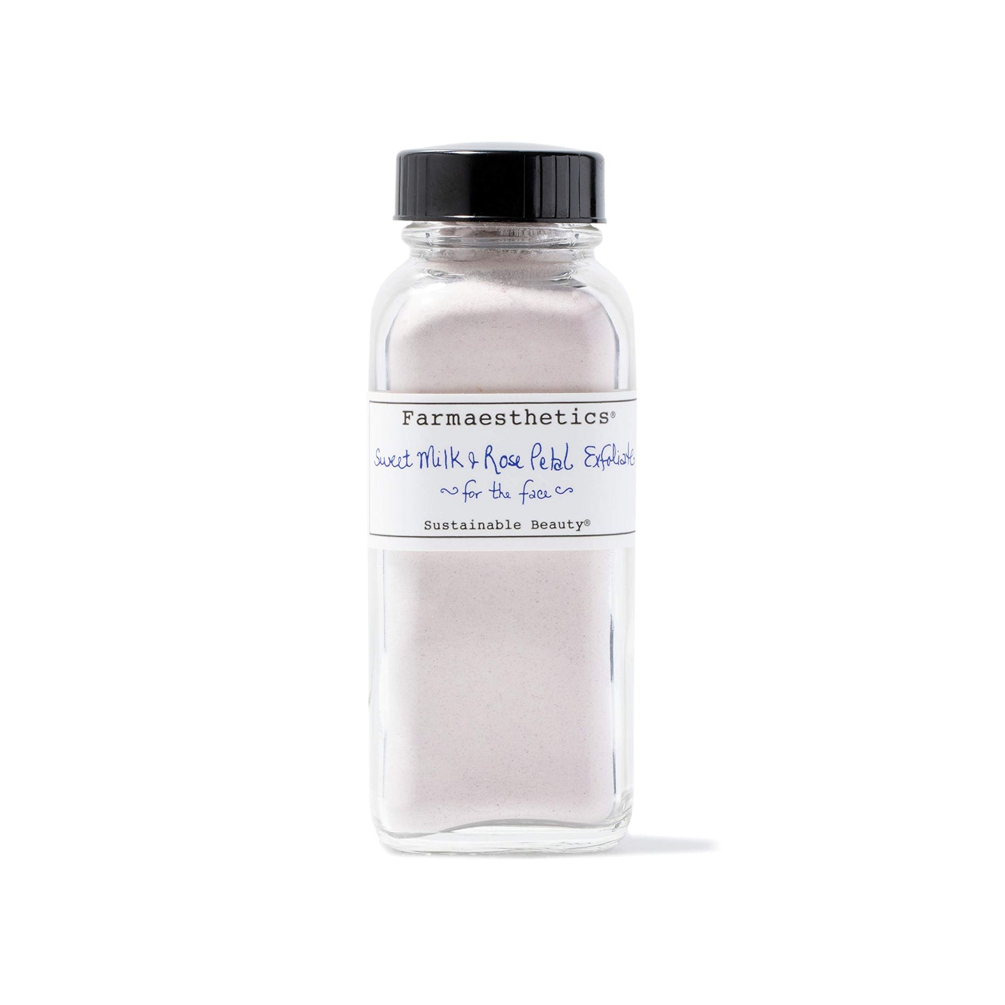 Farmaesthetics Sweet Milk and Rose Petal Facial Exfoliate (4 oz) | Ethically Sourced Sustainable Beauty | Clean, All Natural, Small Batch Skincare