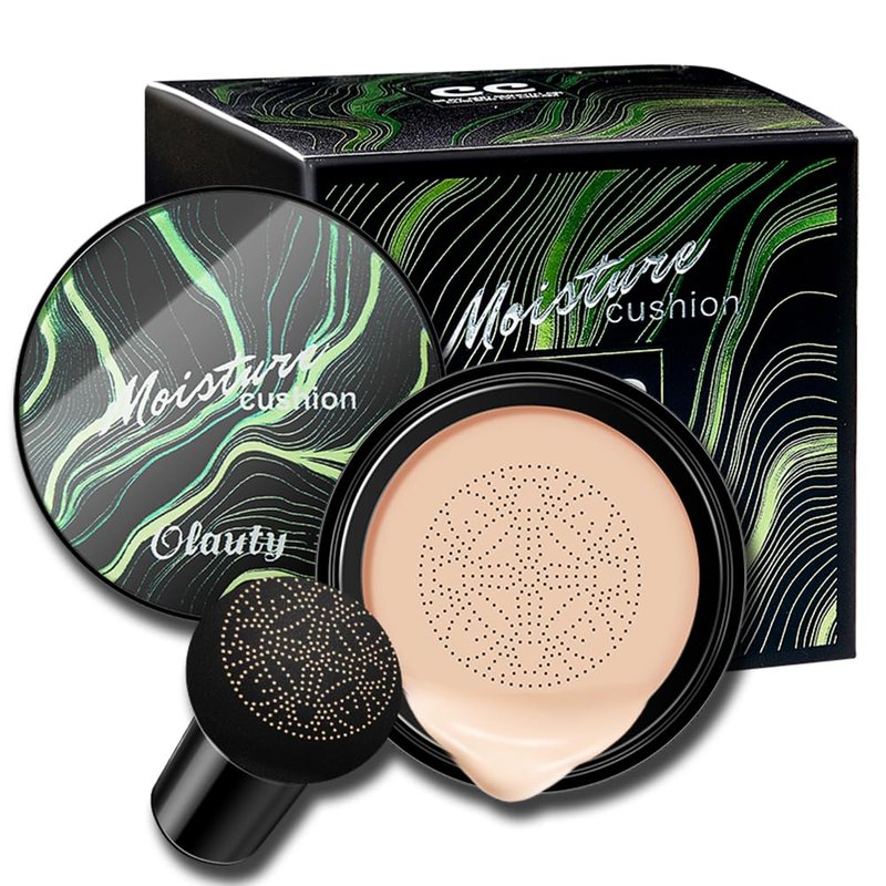 Mushroom Head CC Cream Foundation - Long-Lasting Moisturizing Makeup | 2pcs Ivory