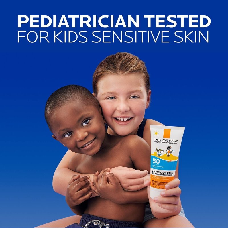 La Roche-Posay Anthelios Kids Sunscreen Lotion SPF 50 - Broad Spectrum, Pediatrician Tested, Oil-Free