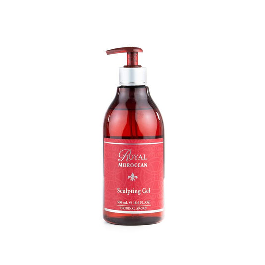 Royal Moroccan Sculpting Gel | Moroccan Argan Oil For Hair | Curly Hair Styling Gel | Hair Styling & Smoothing Products | Quick Drying Argan Oil Hair Products 500 ml (16.9 fl oz)