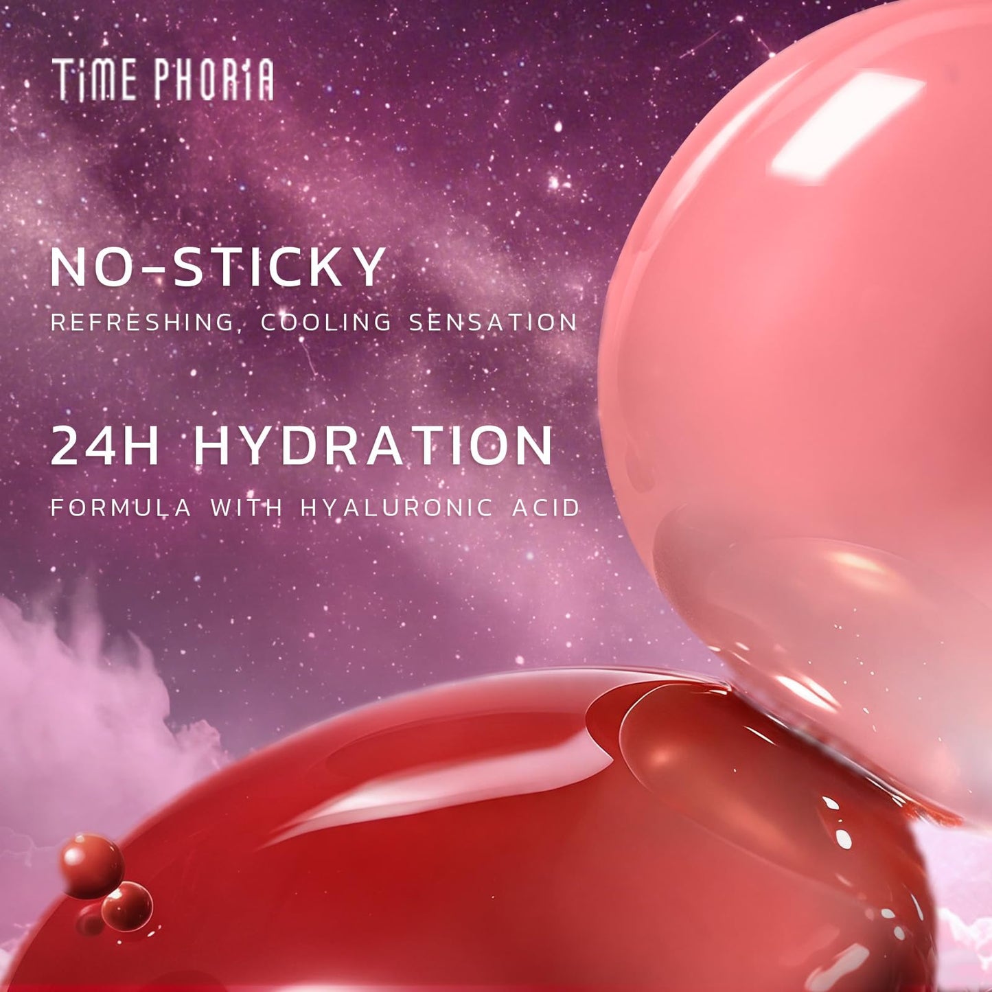 TIMEPHORIA Lunara Frost 3D Lip Gloss, 011 Odyssey - Wine Red, High-Shine Glossy Finish, Juicy Pigment Lip Gloss with 3D Plumping Effect, 24H Hydration with Hyaluronic Acid, Non-Sticky Cushiony Gel