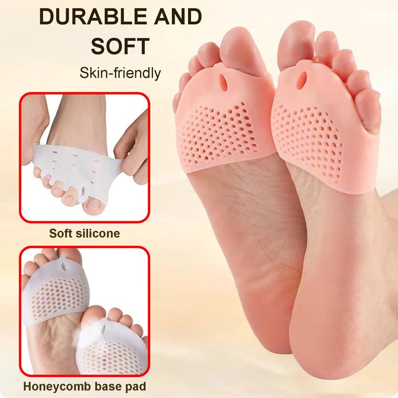 Bunion Corrector for Women Nighttime, Silicone Toe Separators, Breathable and Soft, Prevent Friction, Relieve Pressure Manicure(4 sets) (A)