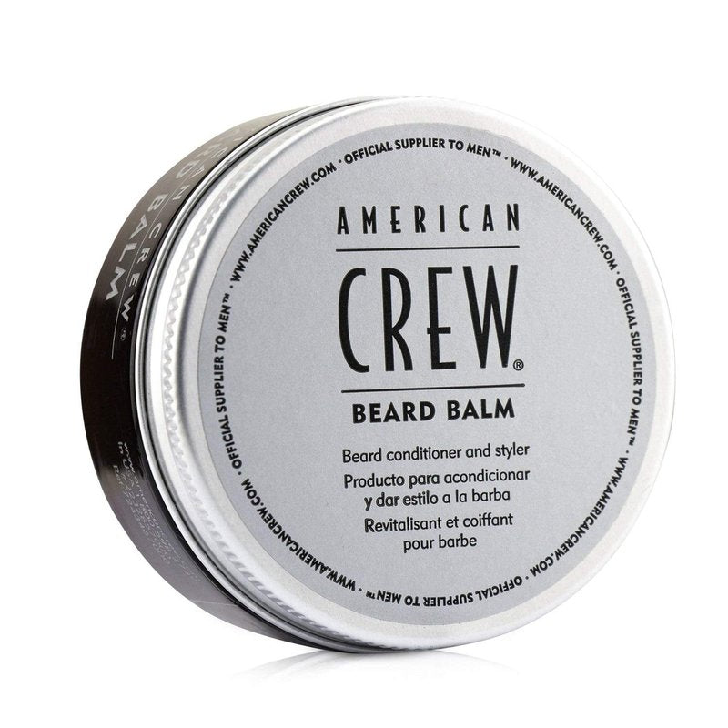 AMERICAN CREW Beard Balm, Conditioner & Styler, Sweet Almond Oil, Shea Butter, 2.1 Fl Oz (Pack of 2)