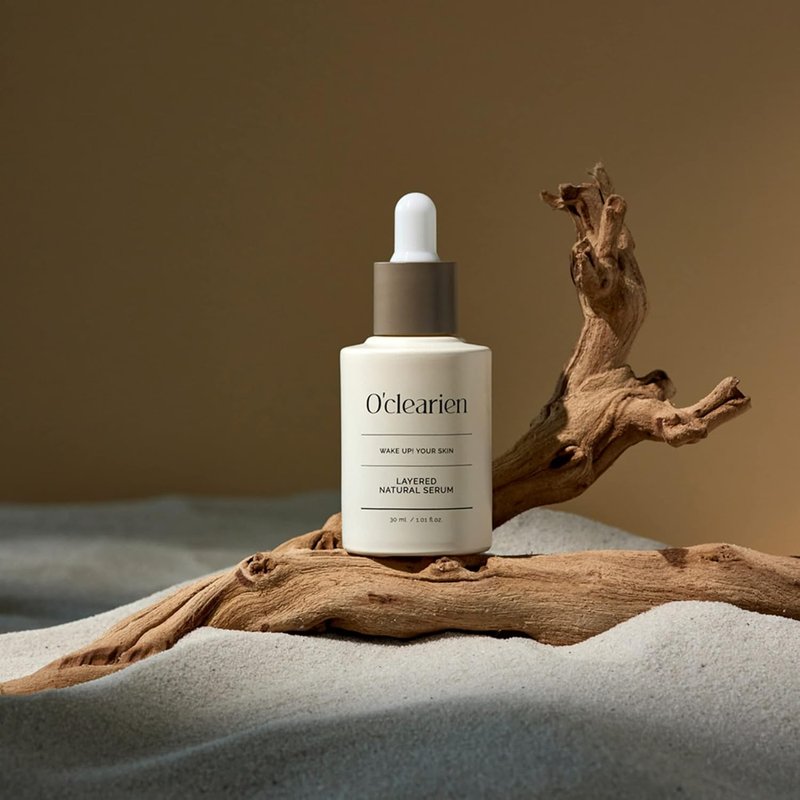 Layered Natural Serum with Hyaluronic Acid - Hydrating & Soothing for Sensitive Skin | 1.01 fl. oz.