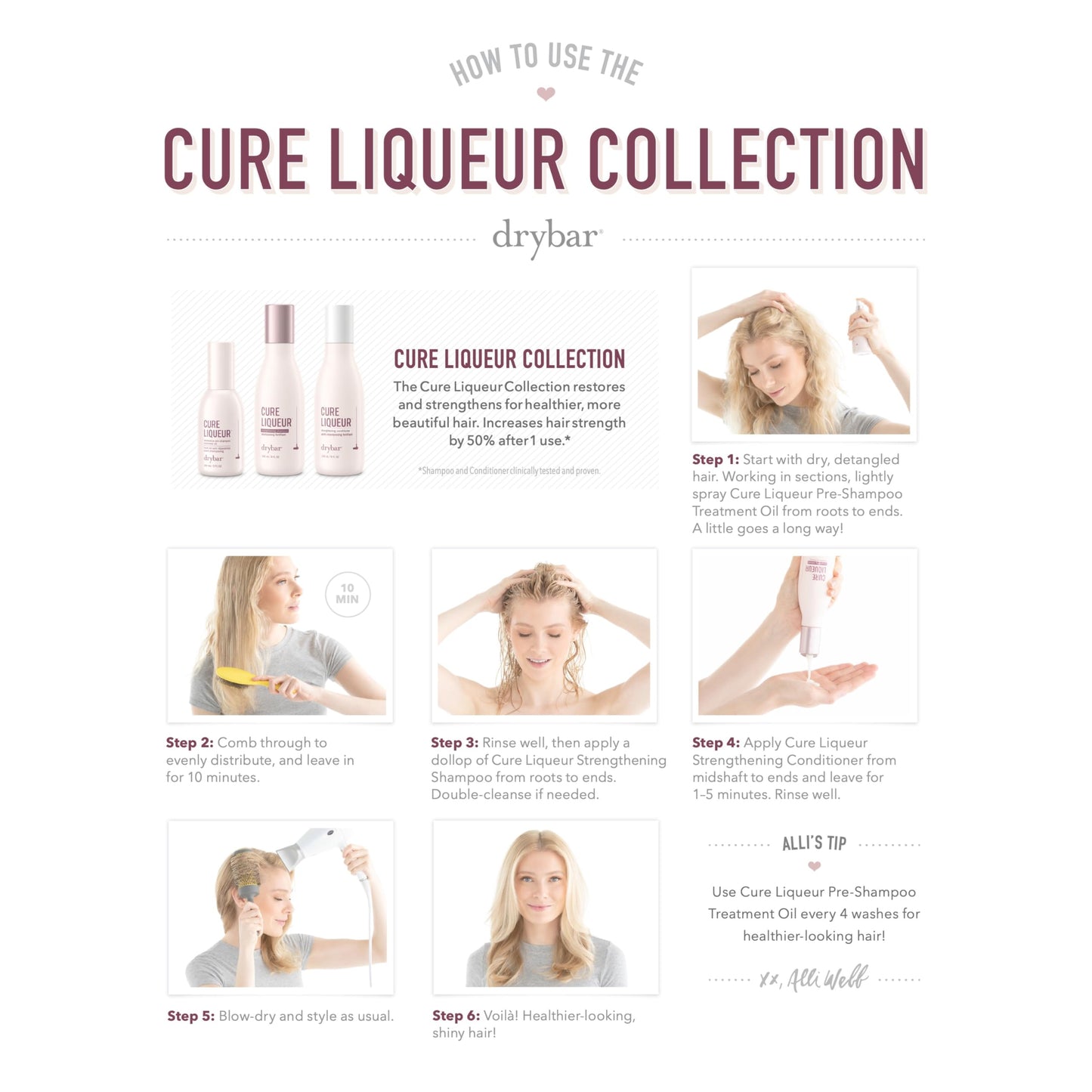 Drybar Cure Liqueur Restorative Pre-Shampoo Treatment Oil, 5 oz