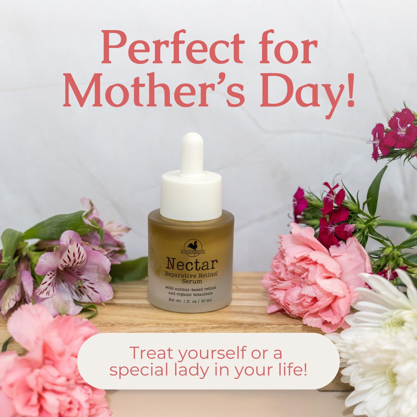 Hearth & Homestead Serum - Nectar Natural Retinol - Fermented Cod Liver Oil, Grass-Fed Tallow & Emu Oil - Nutrient-Rich Facial Oil for Smooth, Healthy Skin – 1 fl oz