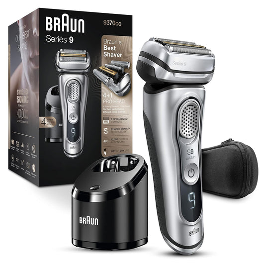 Braun Electric Shaver Head Replacement Part 92B Black, Compatible with Series 9 Electric Razors for Men