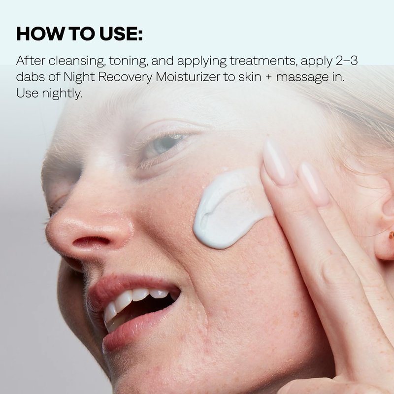 Provence Beauty Bleu Cloud Night Moisturizer – Hydrating Night Cream for Face, Anti-Aging Nighttime Moisturizer for All Skin Types 2Fl Oz