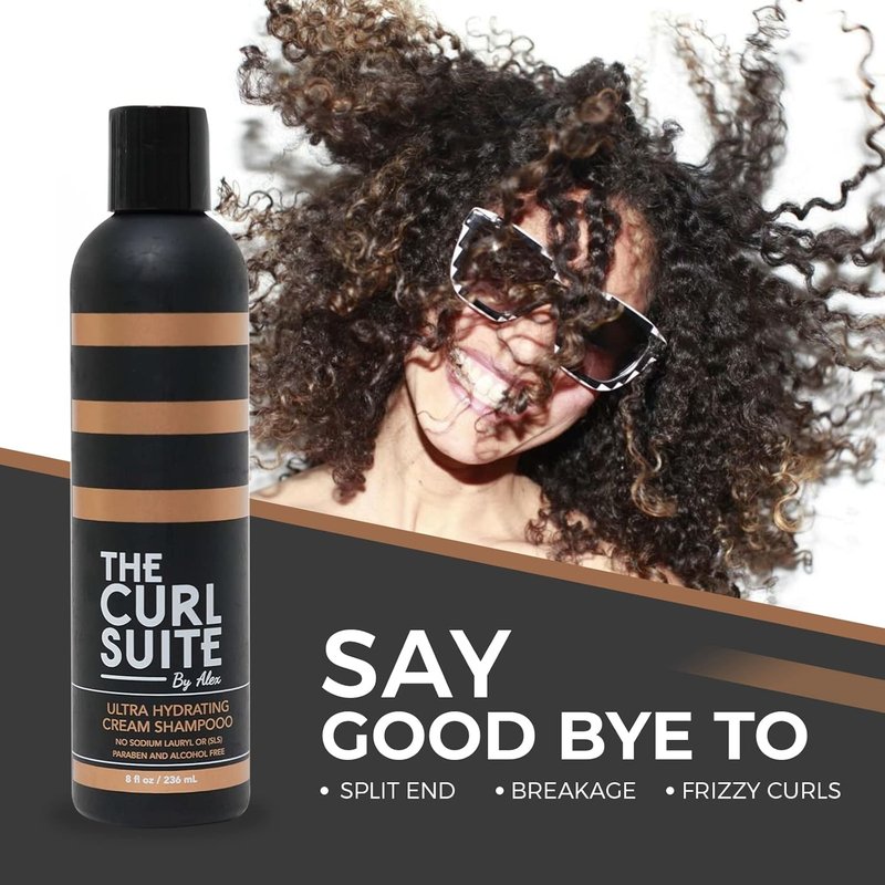 Curl Suite Shampoo & Conditioner Bundle - Paraben & Sulfate Free Hair Care for All Ages