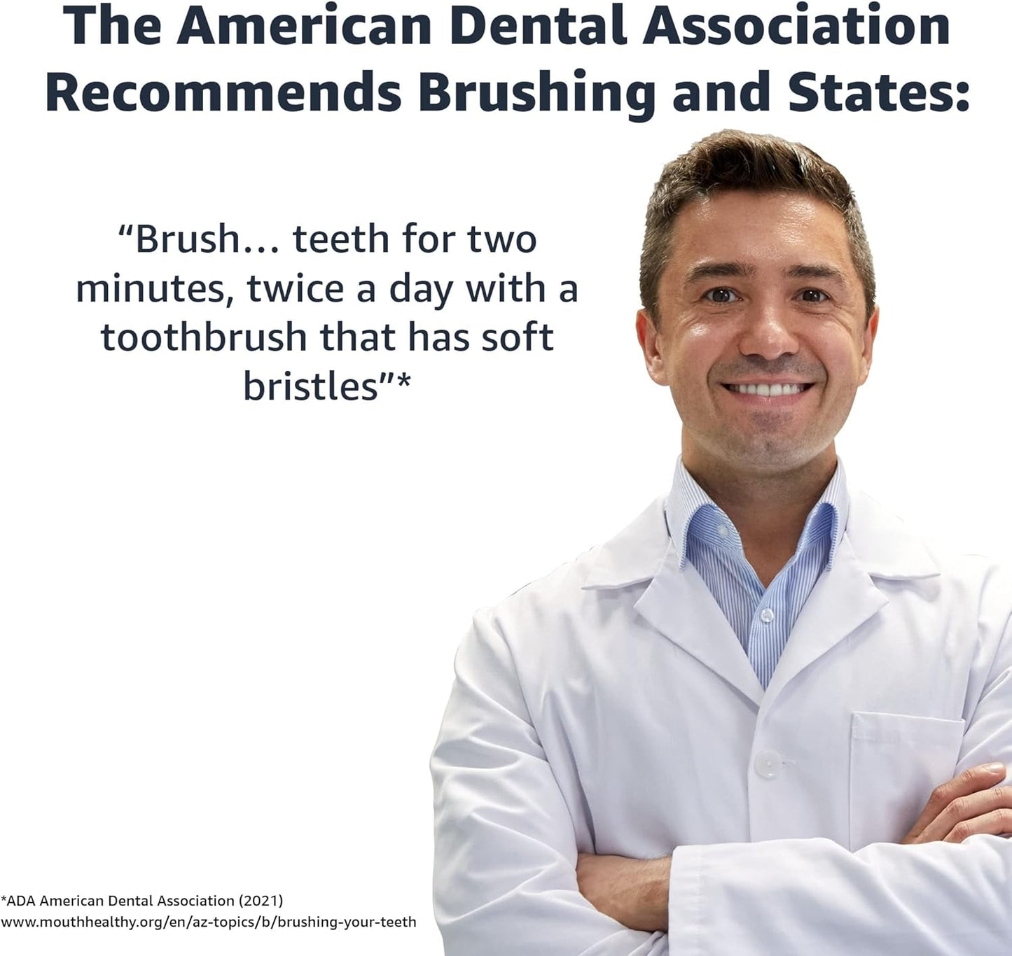 Braun Electric Toothbrush Replacement Brush Heads - Floss-Like Bristles for Plaque Removal | 3 Count, White
