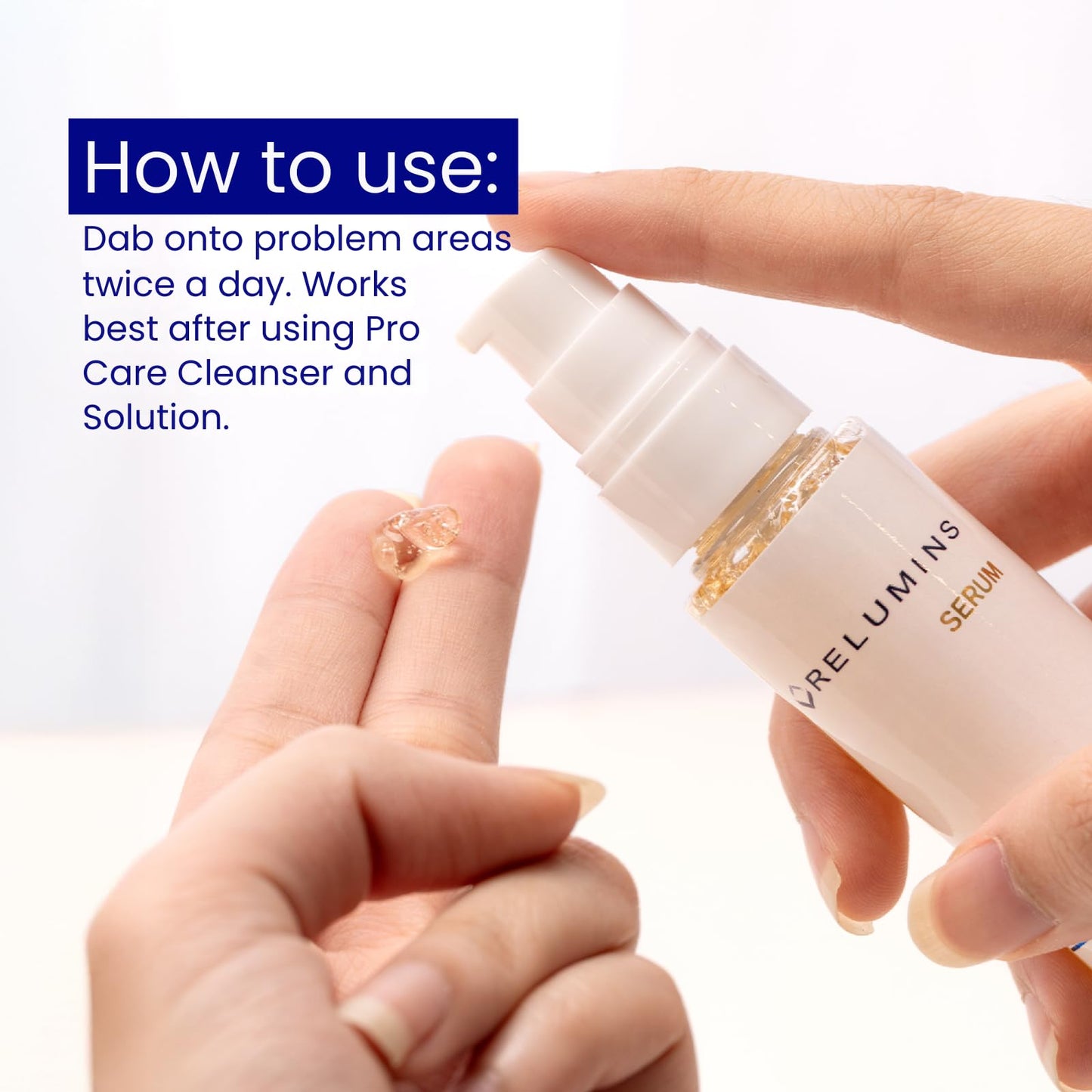 Relumins Pro Clear Serum with Blemish Fighting Natural, for a Glowing Summer Skin – Advanced Formula for Clear, Healthy-Looking Skin (50ml)