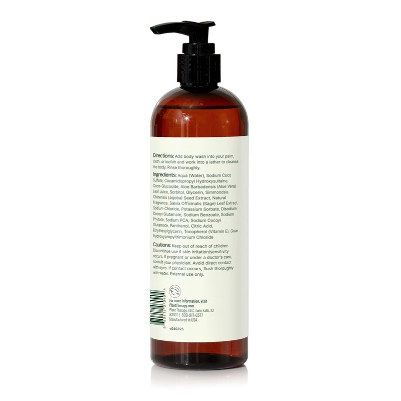 Coconut Ylang Ylang Natural Body Wash - Sulfate-Free 16 oz | Sweet Tropical Scent for All Skin Types