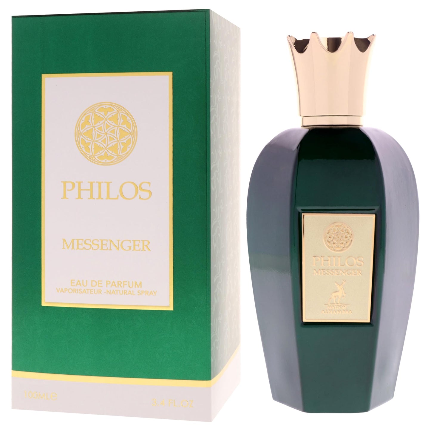 Philos Messenger by Maison Alhambra for Men - 3.4 oz EDP Spray