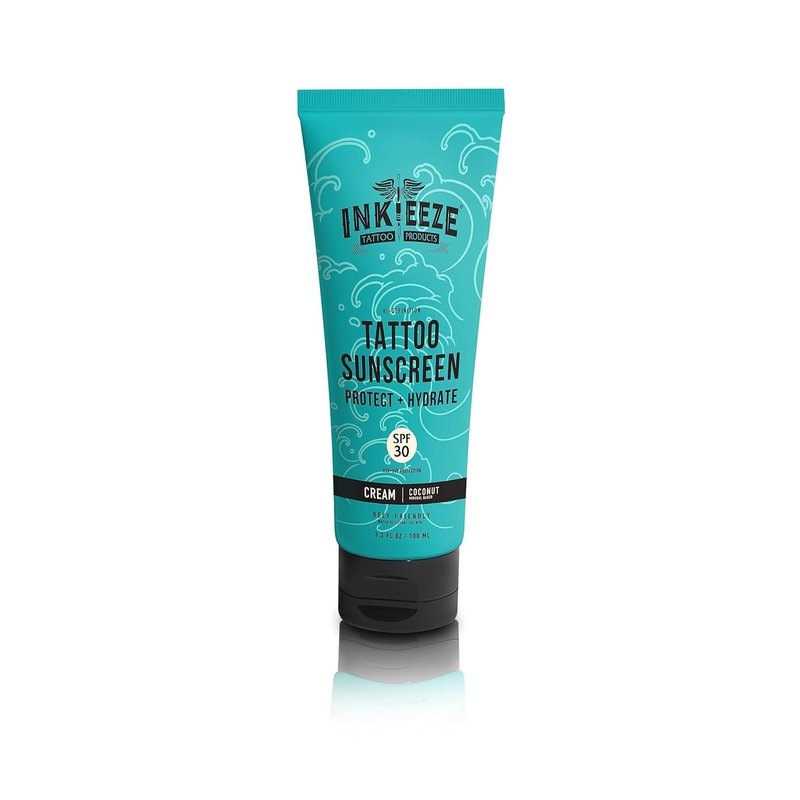 Tattoo Ointment & Sunscreen Bundle - Green Ink Shield SPF30 | 3.3oz Each