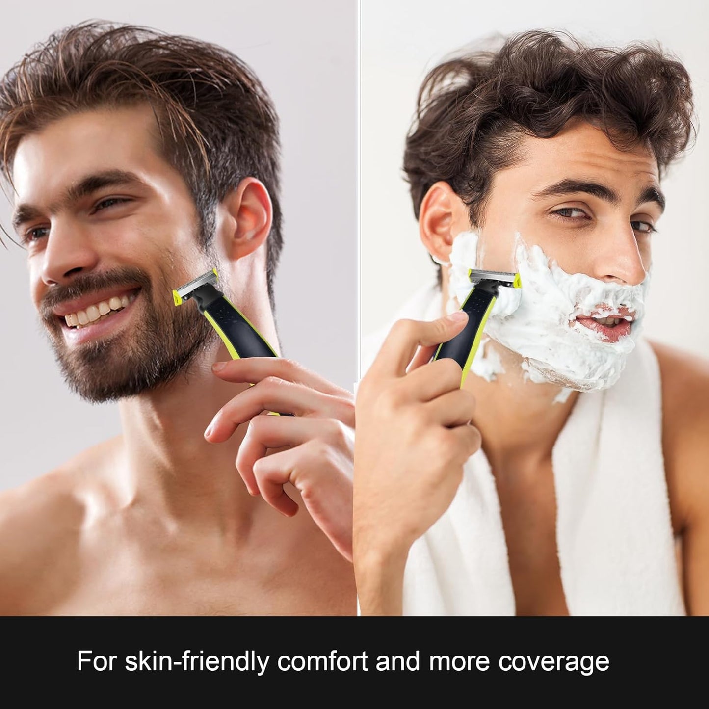 Norelco Electric Shaver Replacement Heads - Compatible with OneBlade QP14xx, QP25xx, QP26xx | 4 Pack