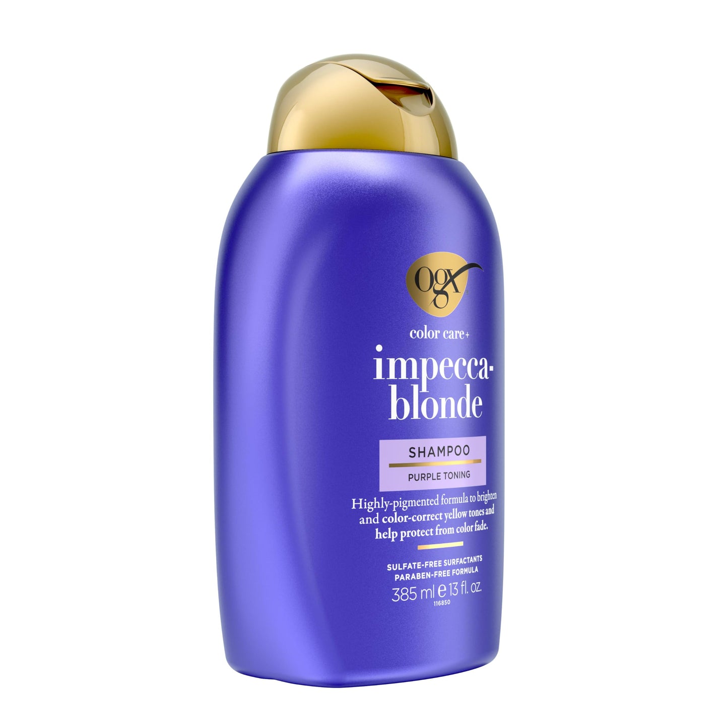 OGX Purple Toning Shampoo for Enhanced Blonde Hues, 13oz