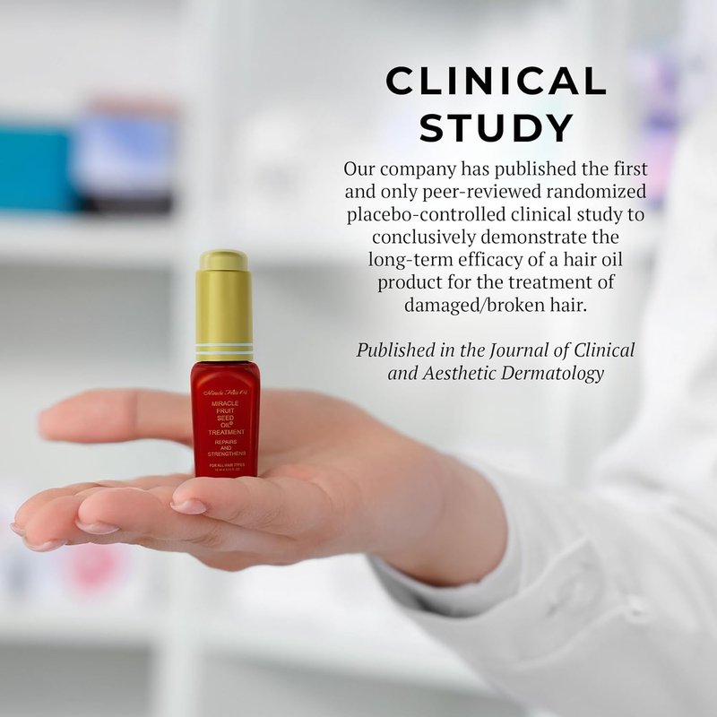 Miracle Fruit Oil Hair Care Treatment - 15ml Luxurious Oil for Damaged Hair | Reduces Breakage & Promotes Growth