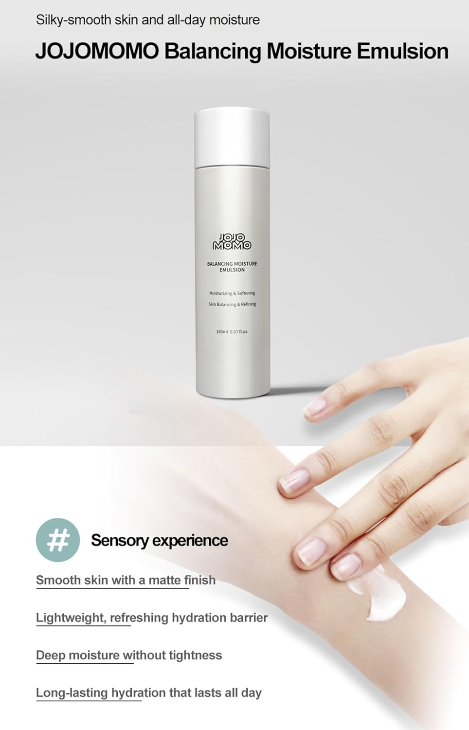 Moisturizing Emulsion - Lightweight Face Moisturizer for All Skin Types | 150ml