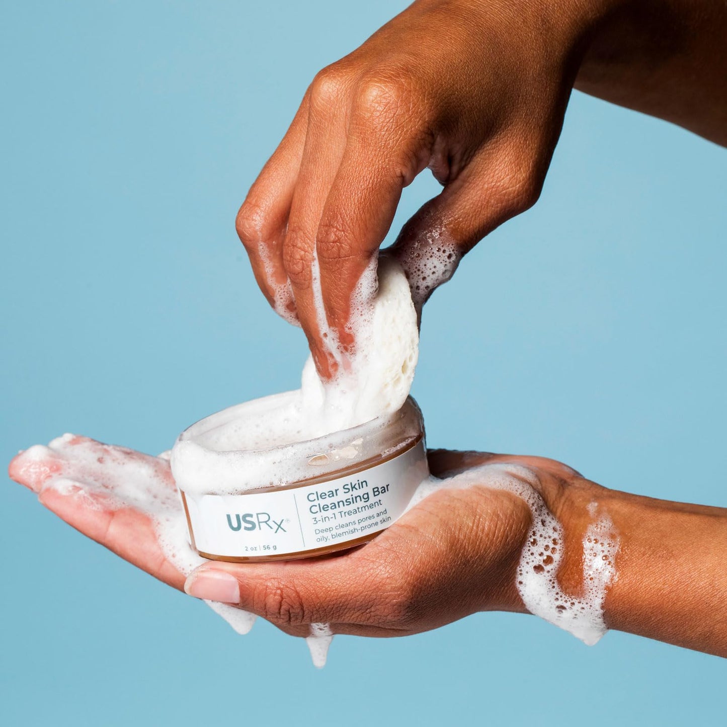 Urban Skin Rx Clear Skin 3-in-1 Daily Treatment Cleansing Bar, Exfoliator + Clarifying Mask, Reduces Excess Oil, Clears Clogged Pores, Improves Appearance of Blemishes & Prevents Breakouts, 3.7 Oz