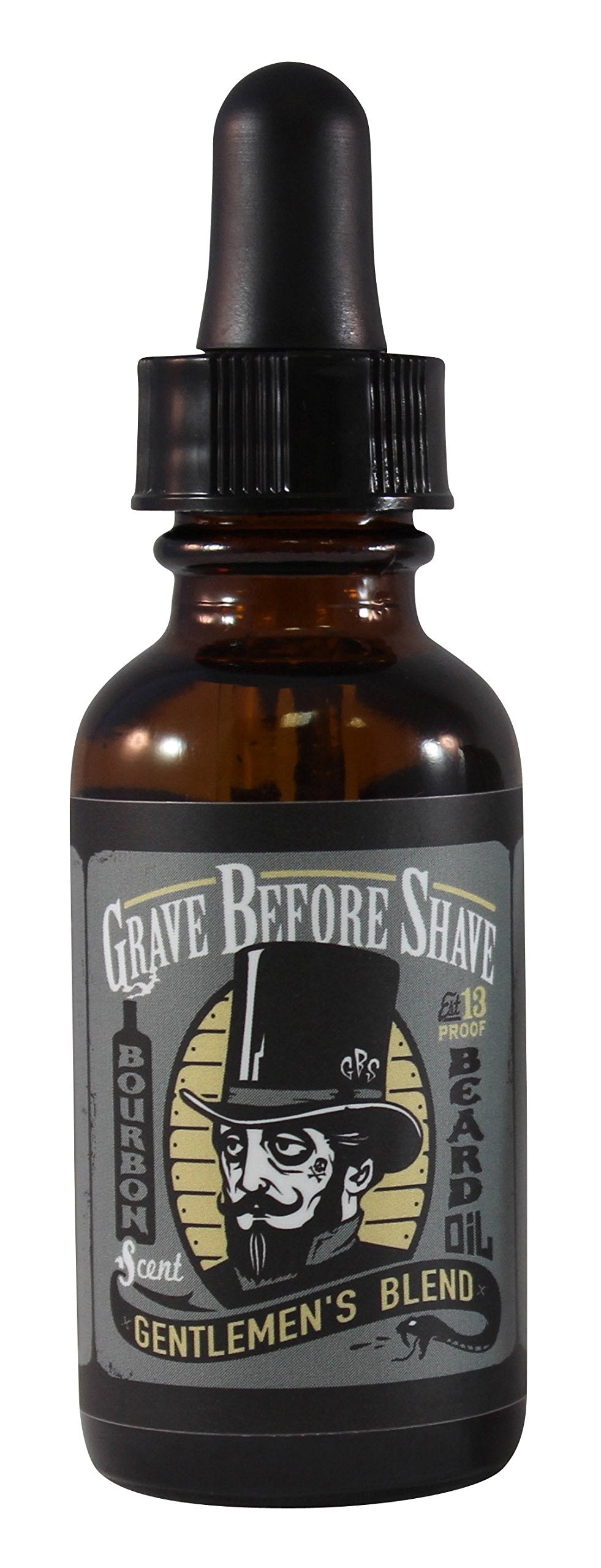 Grave Before Shave Gentlemen's Blend Beard Pack with Beard Balm and Beard Oil (Bourbon/Sandalwood Scent)
