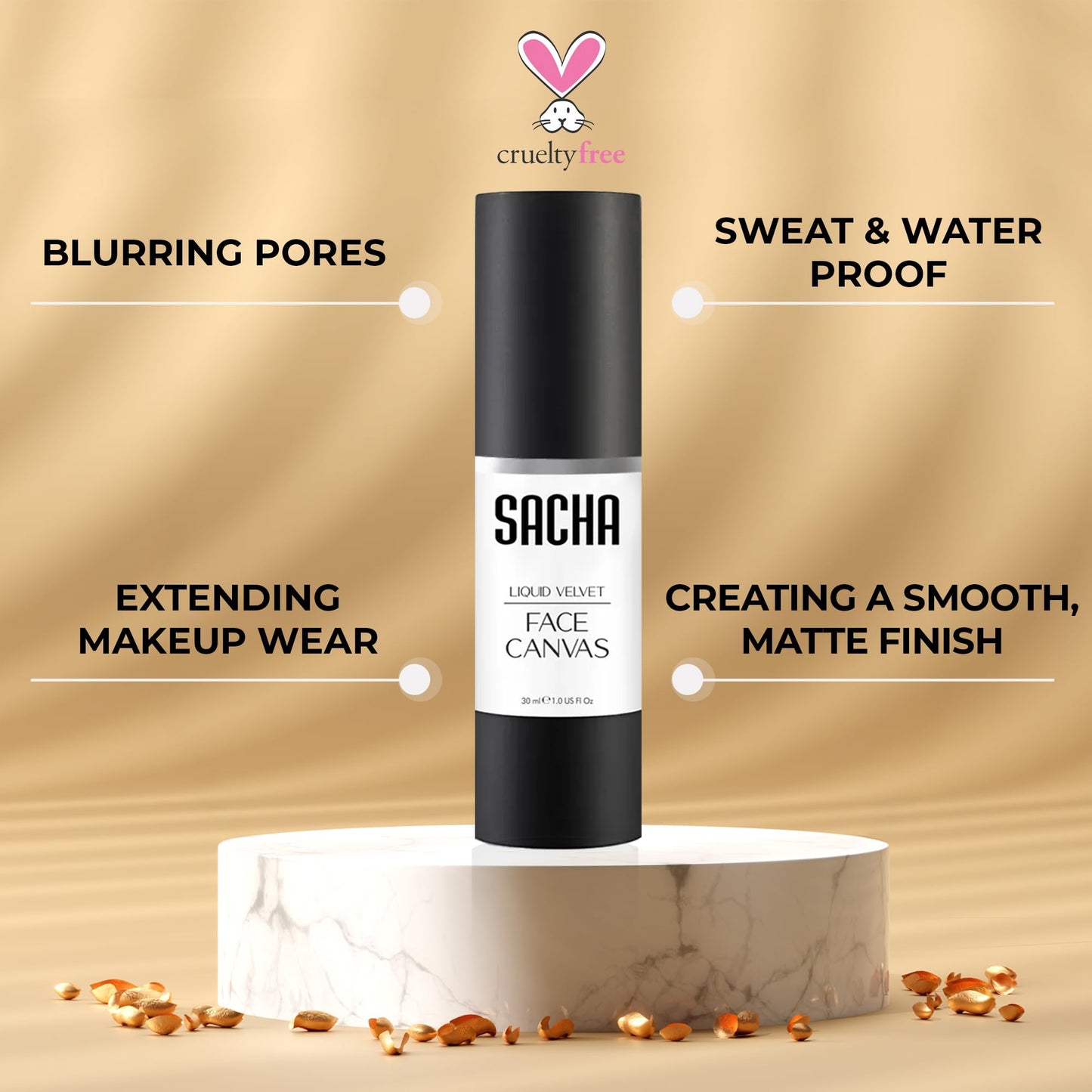 Hydrating + Poreless Face Primer | Smoothing Makeup Base for Flawless Skin | Mattifying Shine + Oil Control, Smooth Canvas for Long-Lasting Makeup 1fl. Oz.