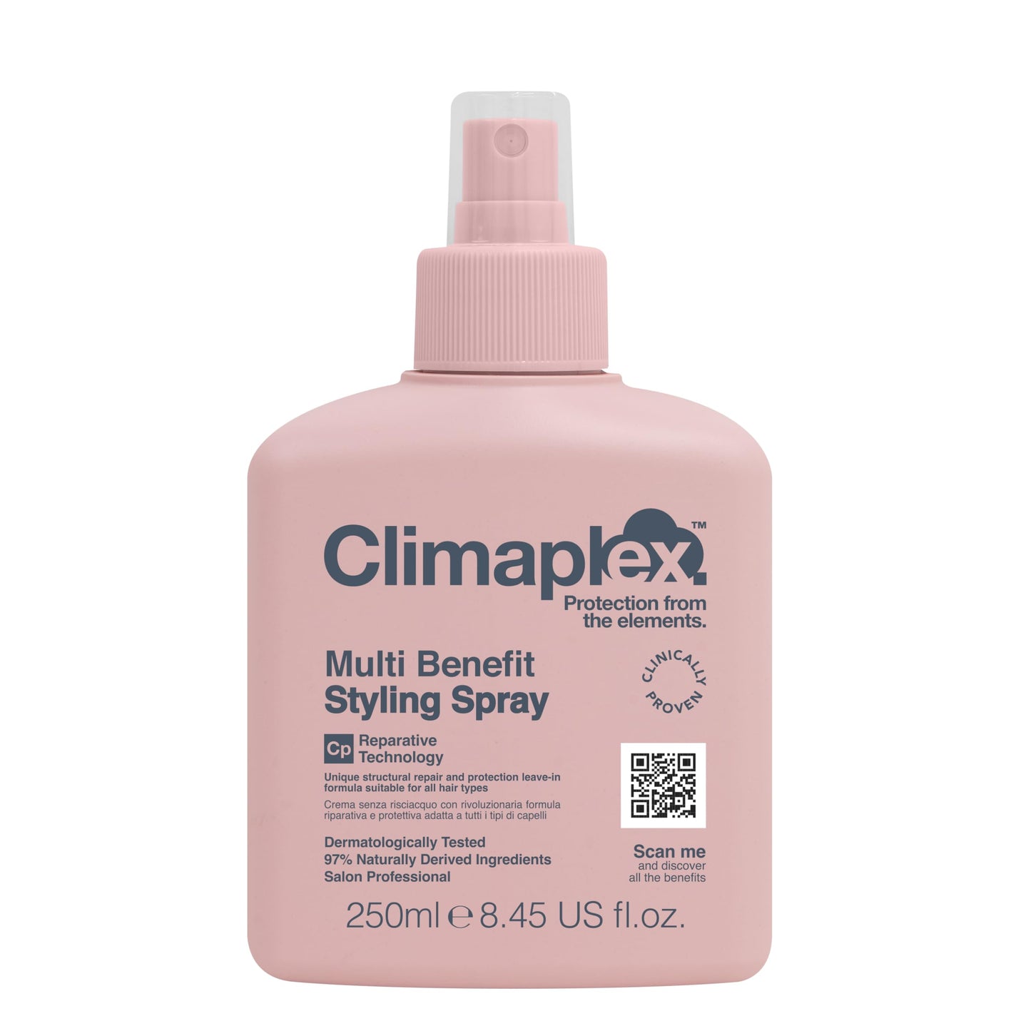 Climaplex Multi Benefit Styling Spray - Anti-Humidity Frizz Control - Helps Strengthen and Prevent Heat Damage - Contains Detangling Benefits - Infused with Coconut, Avocado and Shea Butter - 8.45 oz