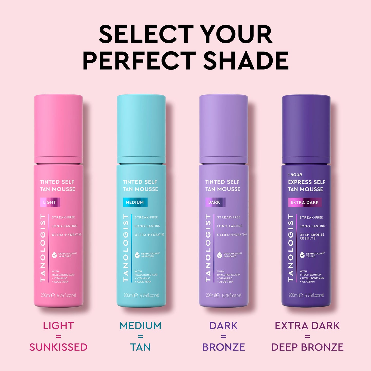 Tanologist Self Tanner Mousse, Extra Dark Self Tan Mousse, Streak-Free, Natural Glow, No Fake Tan Smell or Orange Tone, Long Lasting, Clean Ingredients, Vegan, 6.76 fl. oz/200 ml Bottle