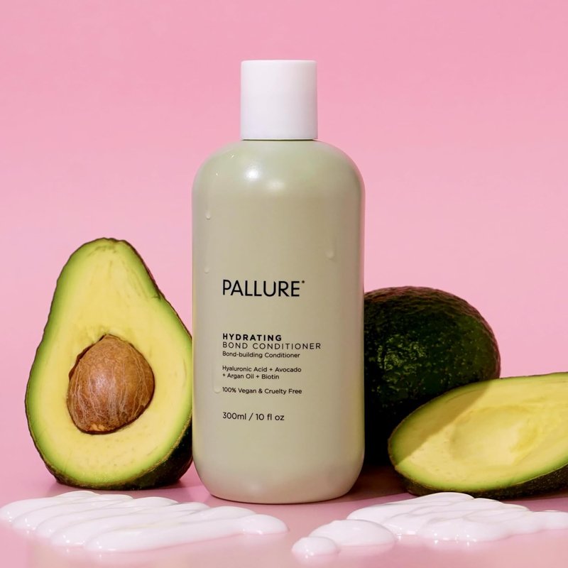 Pallure Hydrating Bond Conditioner - Thicker, Voluminous Hair with Hyaluronic Acid & Biotin | 10.14 Fl Oz