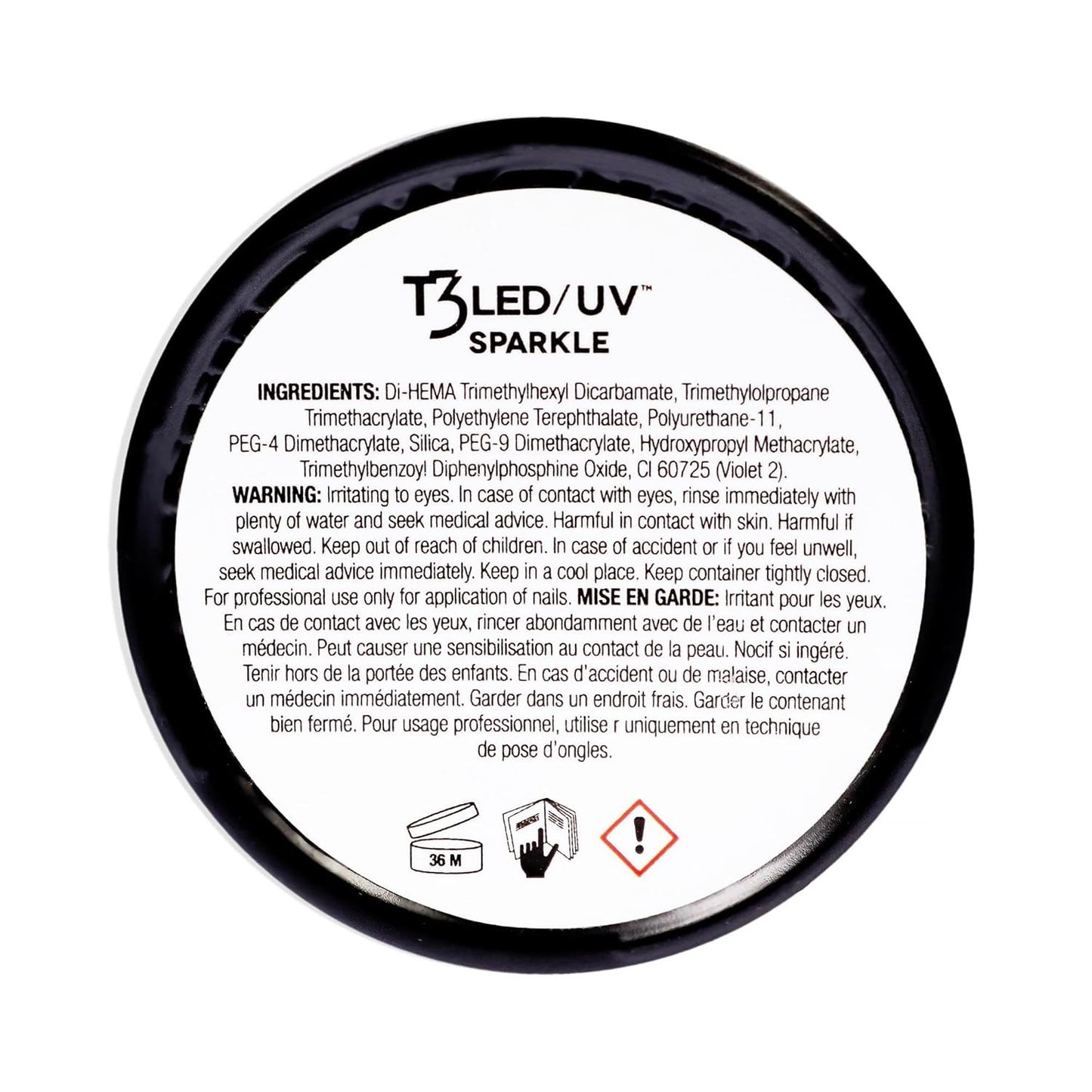 Cuccio Pro T3 Cool Cure Gel - Gold Dust 1 Oz | Versatile Nail Art & Design